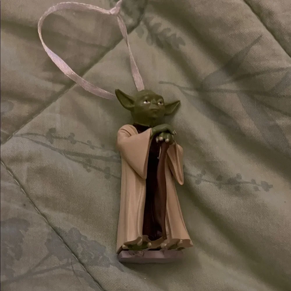 Star Wars Yoda Ornament - Green and Tan
